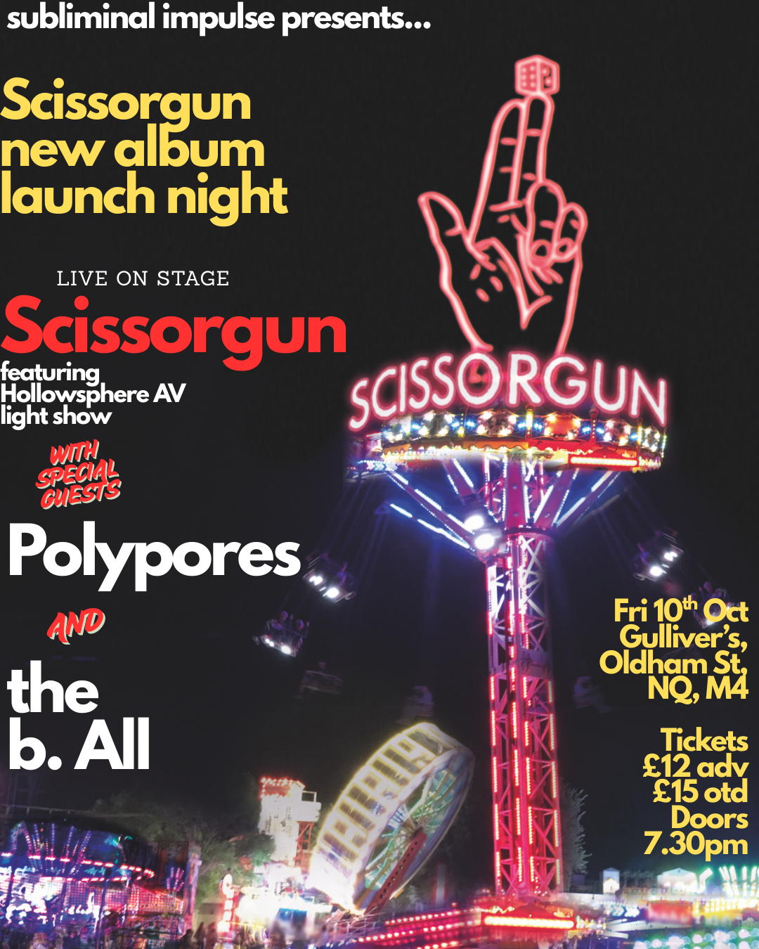 Scissors Gun Scissorgun Album Launch - Gullivers