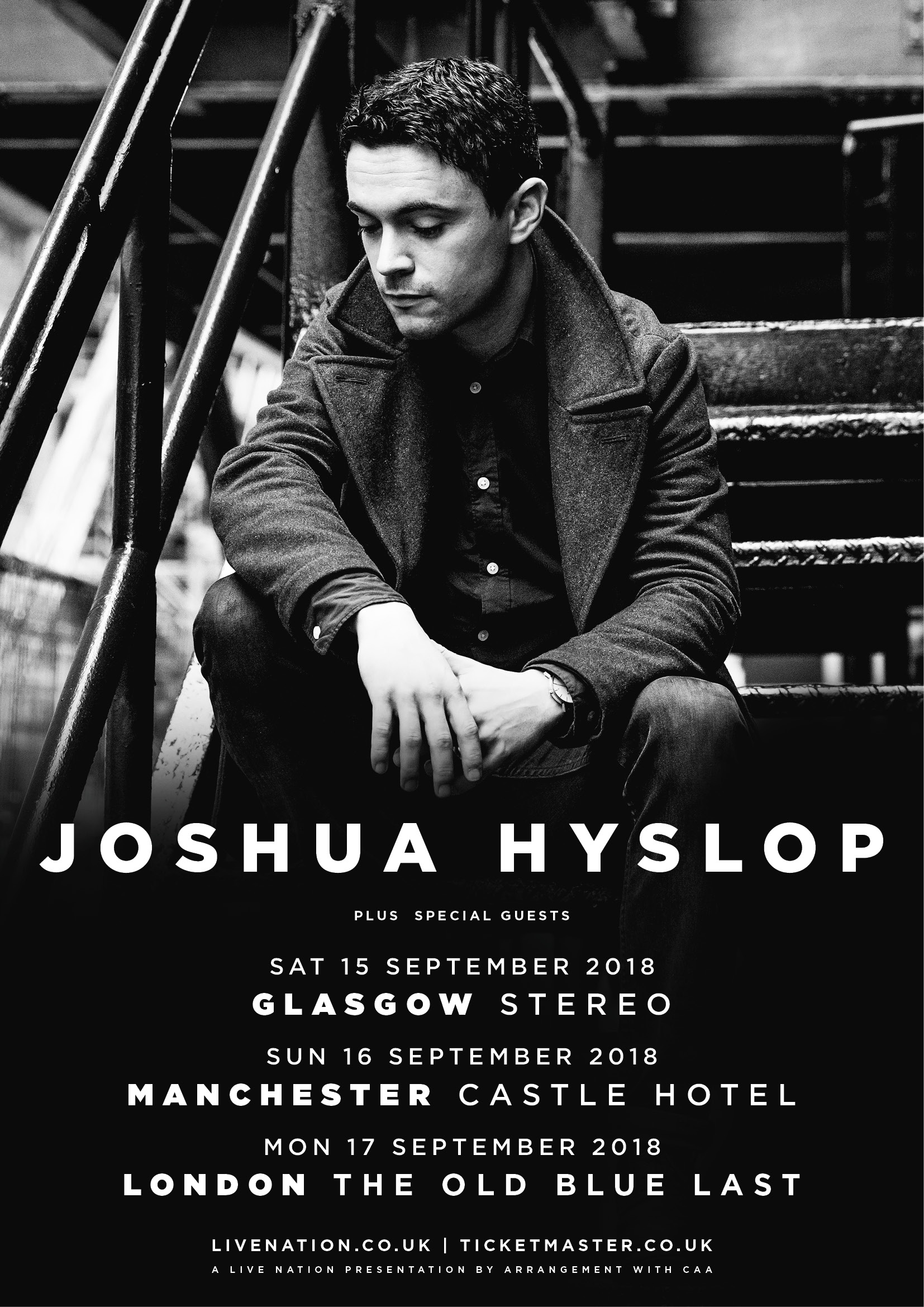 JOSHUA HYSLOP ** RESCHEDULED FROM SEPT** The Castle Hotel